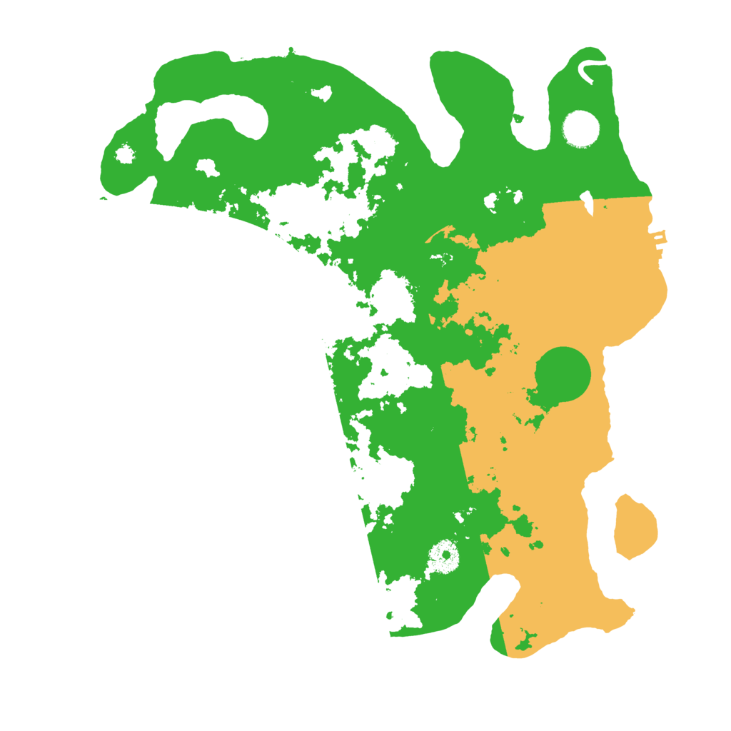 Biome Rust Map: Procedural Map, Size: 3500, Seed: 2080855335