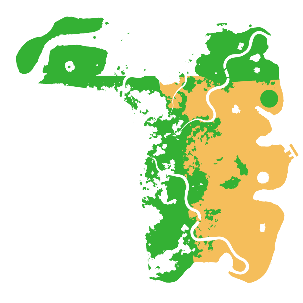 Biome Rust Map: Procedural Map, Size: 4500, Seed: 604063259