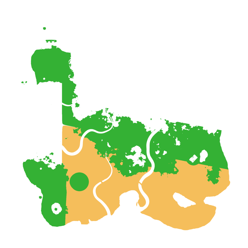 Biome Rust Map: Procedural Map, Size: 3500, Seed: 1208044892