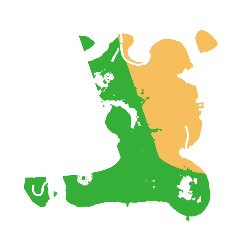 Biome Rust Map: Procedural Map, Size: 2500, Seed: 799796500