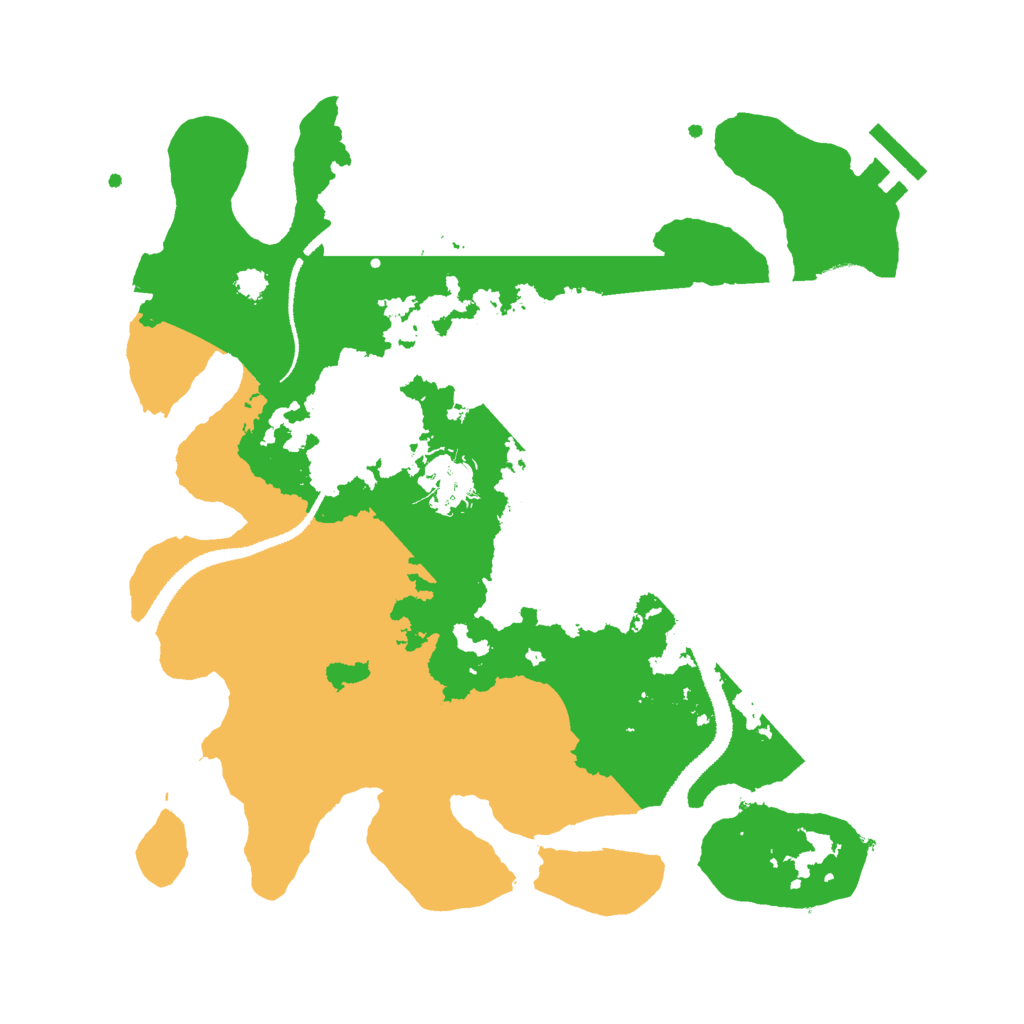 Biome Rust Map: Procedural Map, Size: 3000, Seed: 78463453
