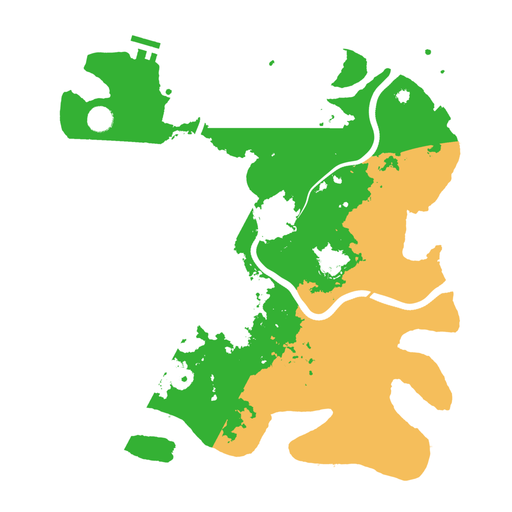 Biome Rust Map: Procedural Map, Size: 3500, Seed: 859692561