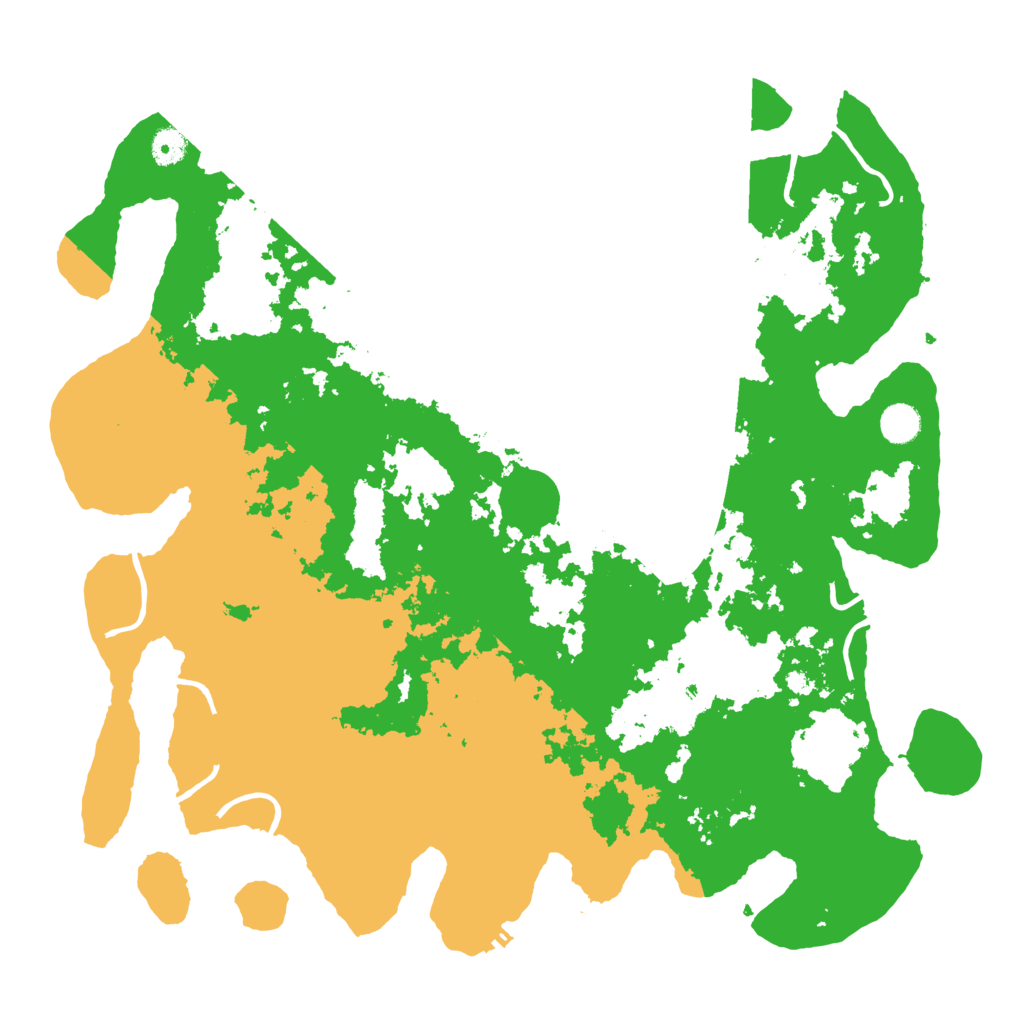 Biome Rust Map: Procedural Map, Size: 4500, Seed: 5470