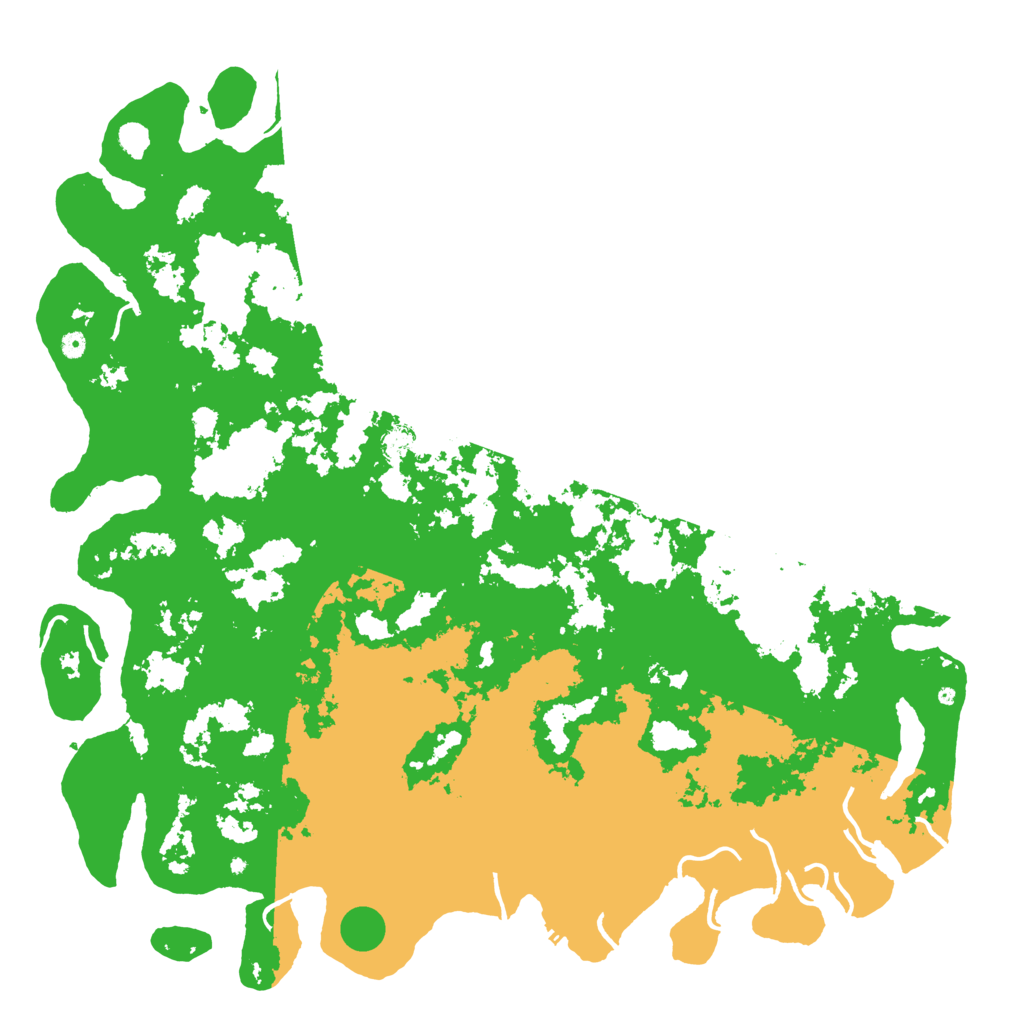 Biome Rust Map: Procedural Map, Size: 6000, Seed: 23764