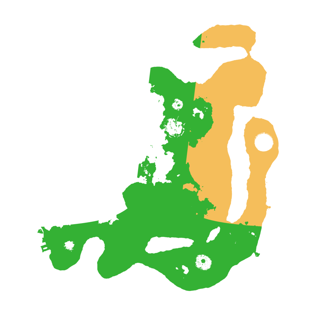 Biome Rust Map: Procedural Map, Size: 3000, Seed: 2084455811