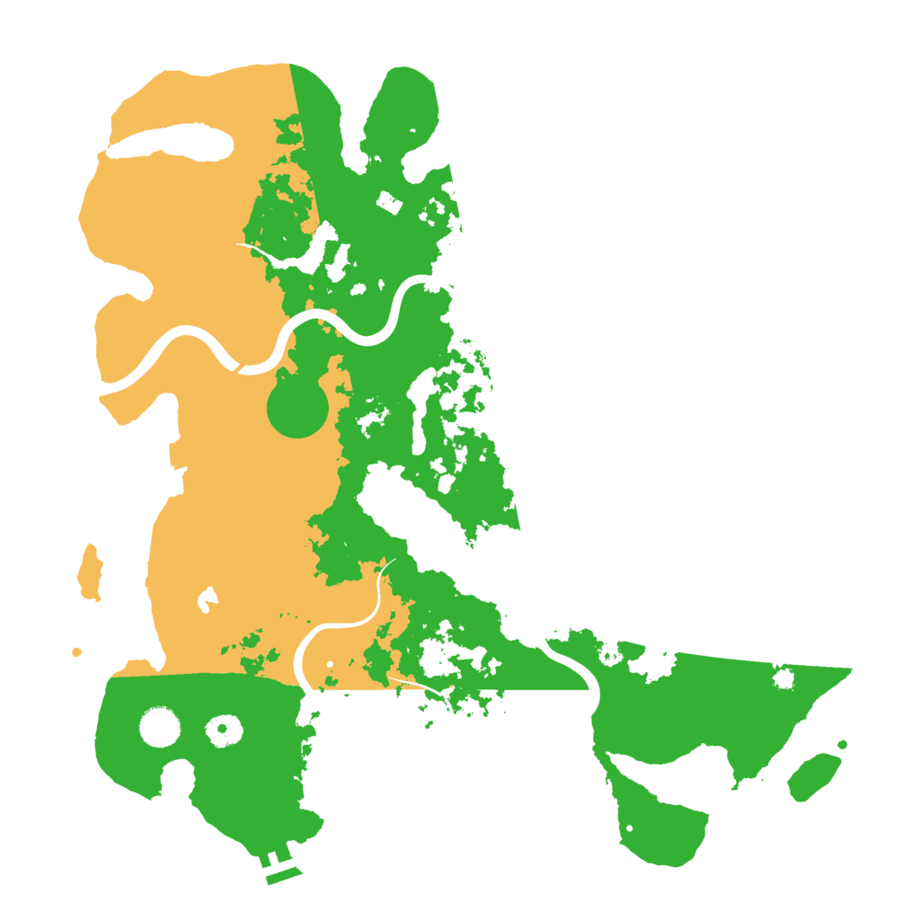Biome Rust Map: Procedural Map, Size: 4000, Seed: 889998