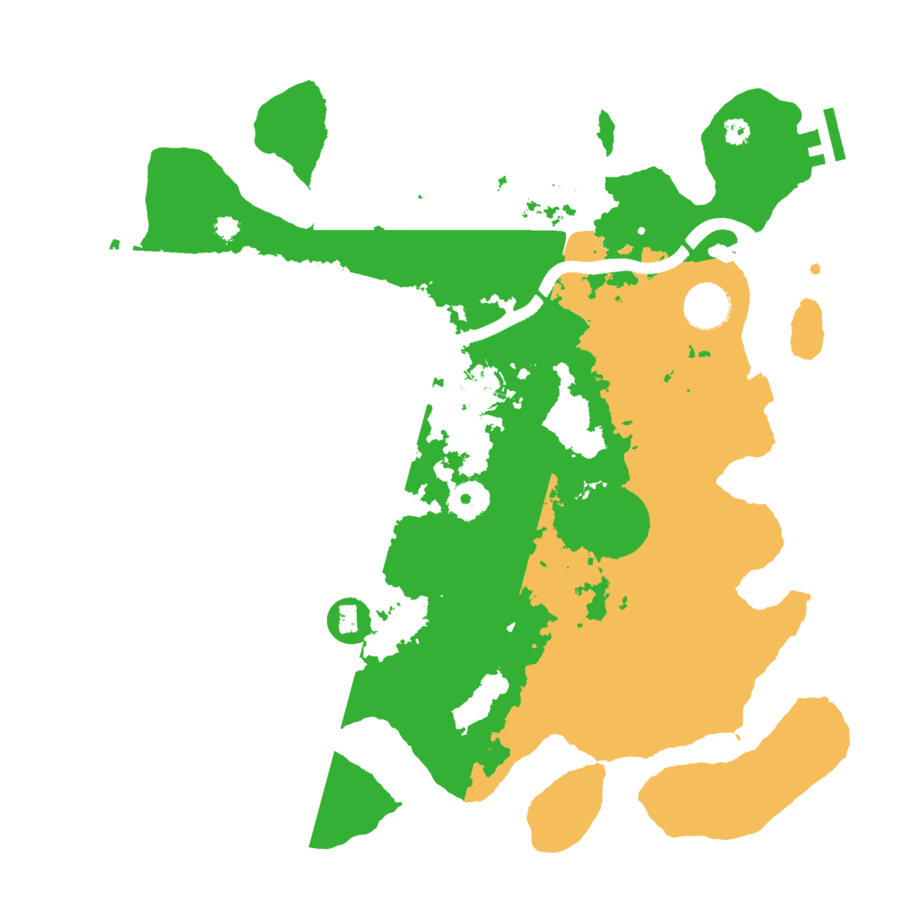Biome Rust Map: Procedural Map, Size: 3500, Seed: 3239852
