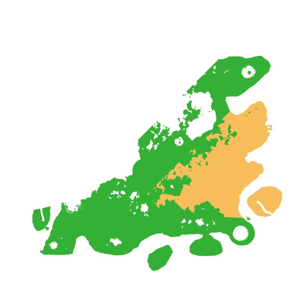 Biome Rust Map: Procedural Map, Size: 3500, Seed: 822967165