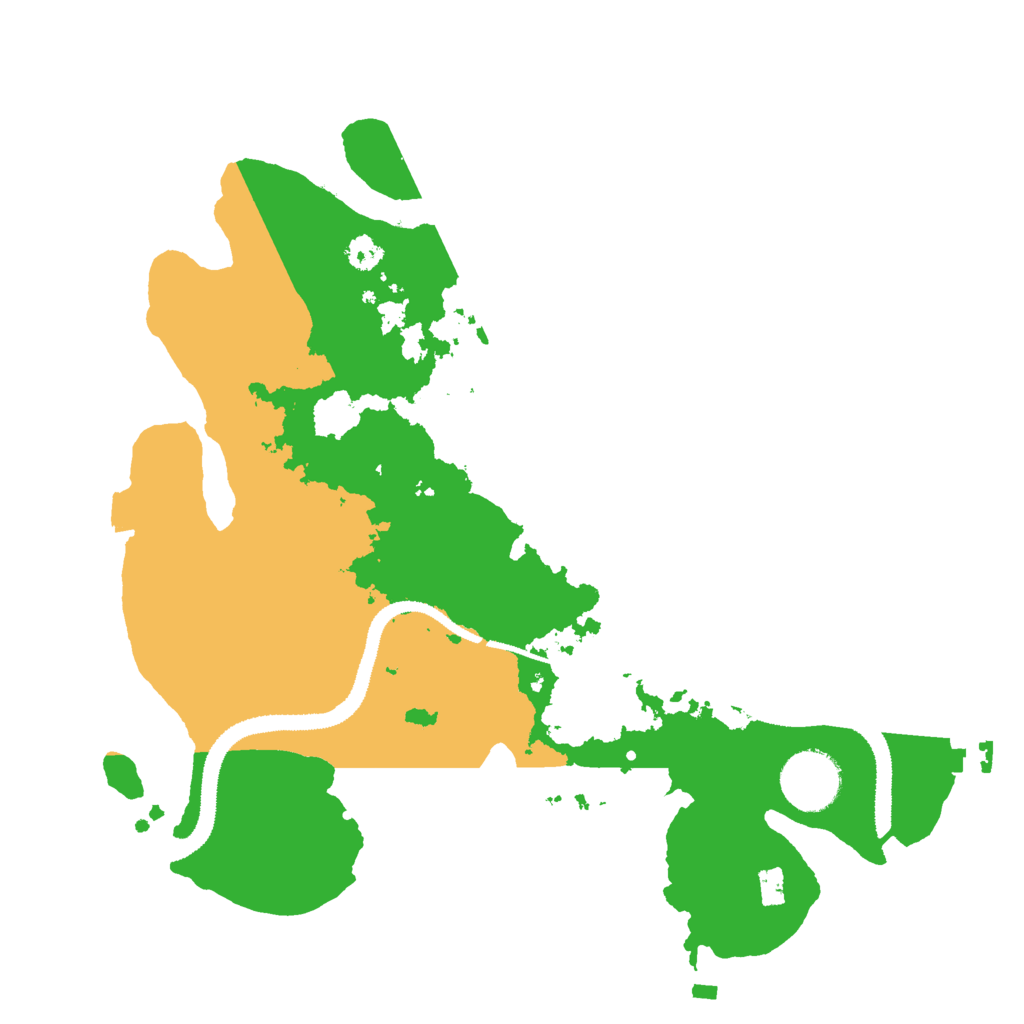 Biome Rust Map: Procedural Map, Size: 3000, Seed: 9559453
