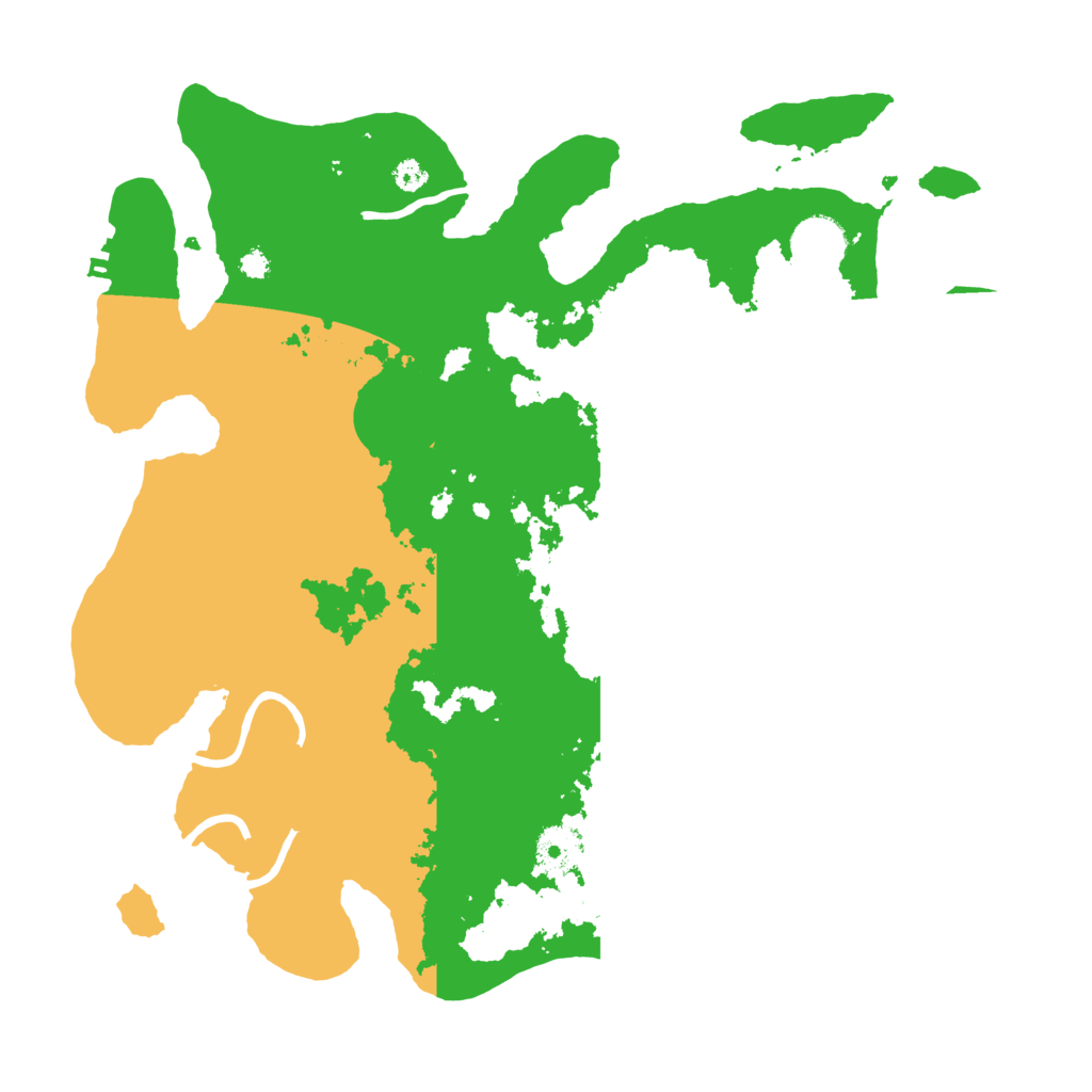 Biome Rust Map: Procedural Map, Size: 3500, Seed: 567709185