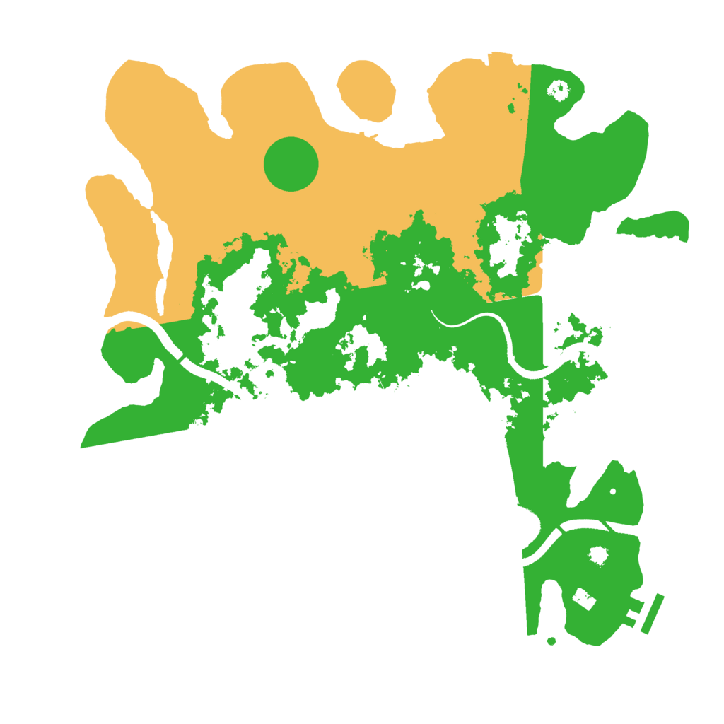 Biome Rust Map: Procedural Map, Size: 3500, Seed: 1964297007