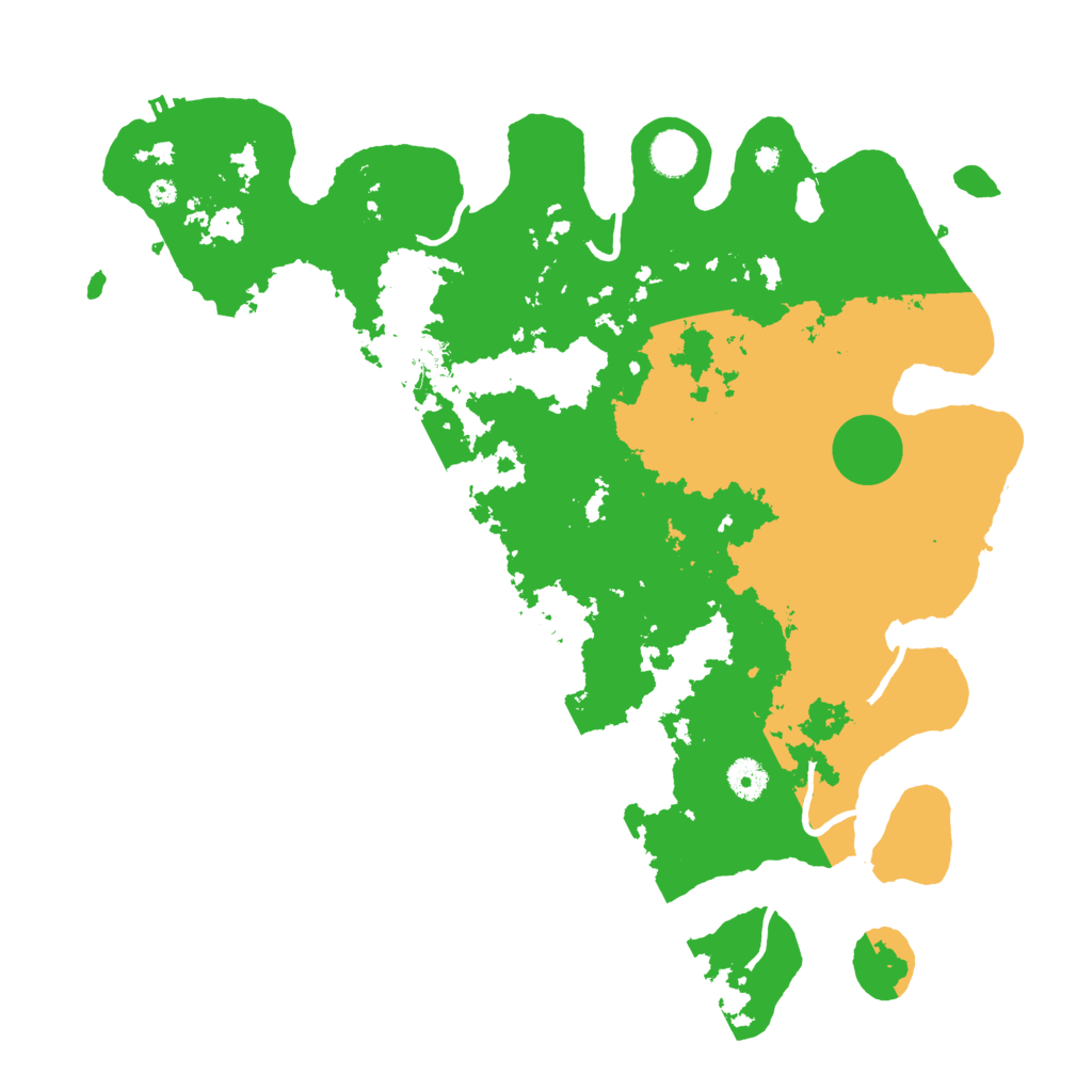 Biome Rust Map: Procedural Map, Size: 4096, Seed: 2132923744