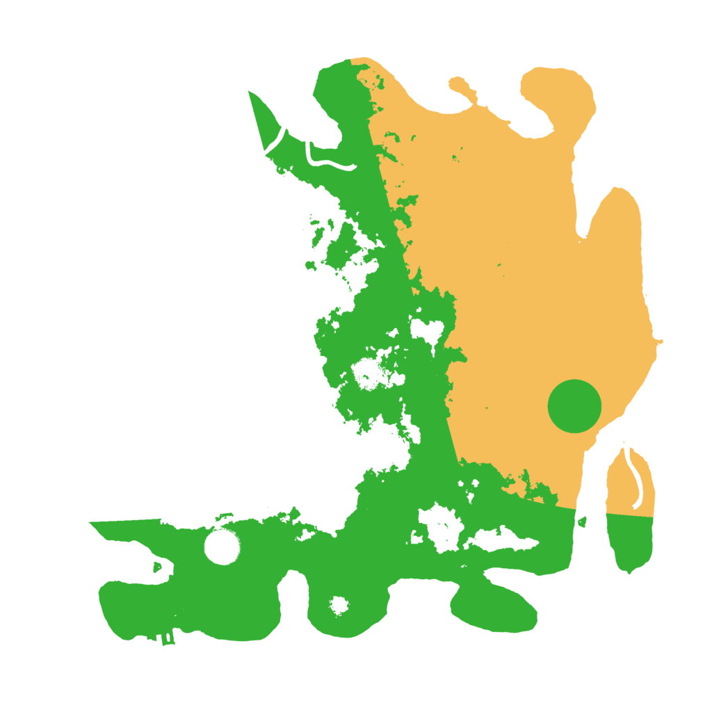 Biome Rust Map: Procedural Map, Size: 3500, Seed: 16767