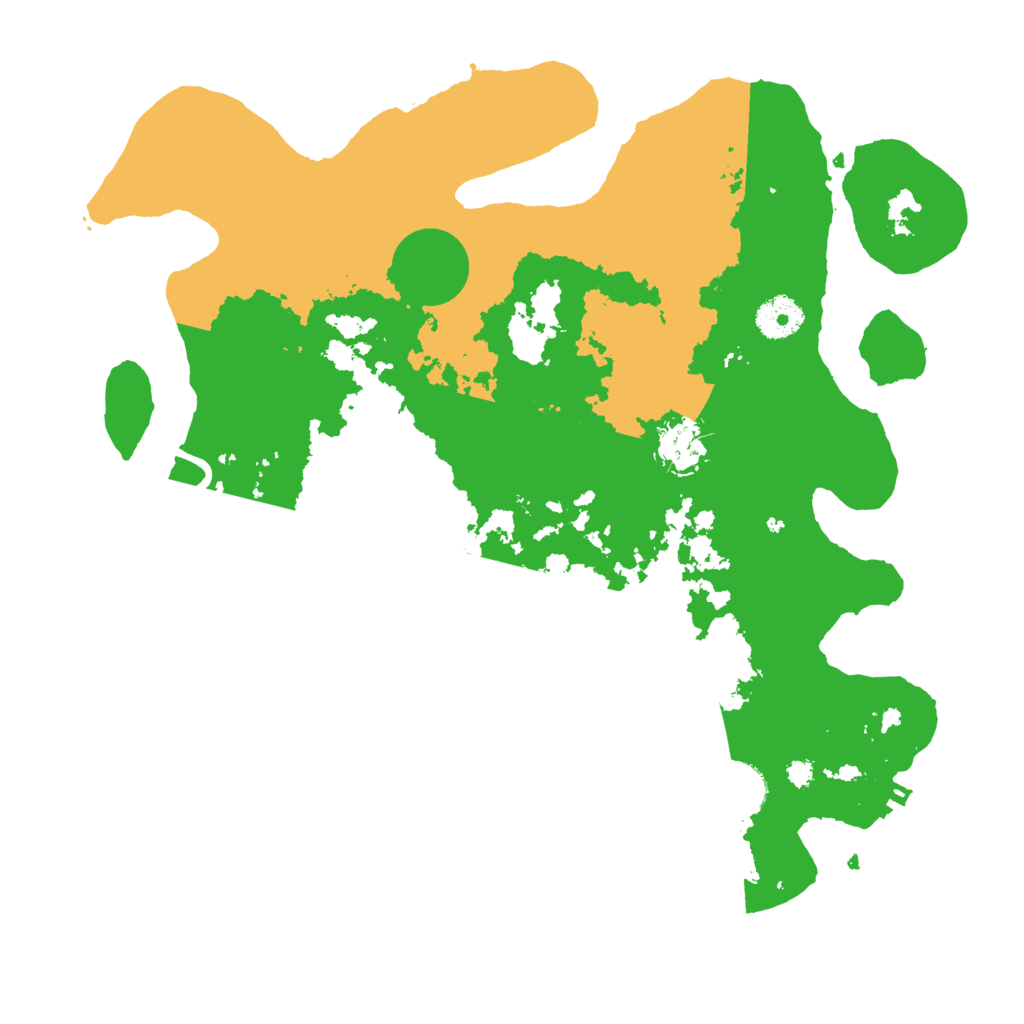 Biome Rust Map: Procedural Map, Size: 3500, Seed: 702431684