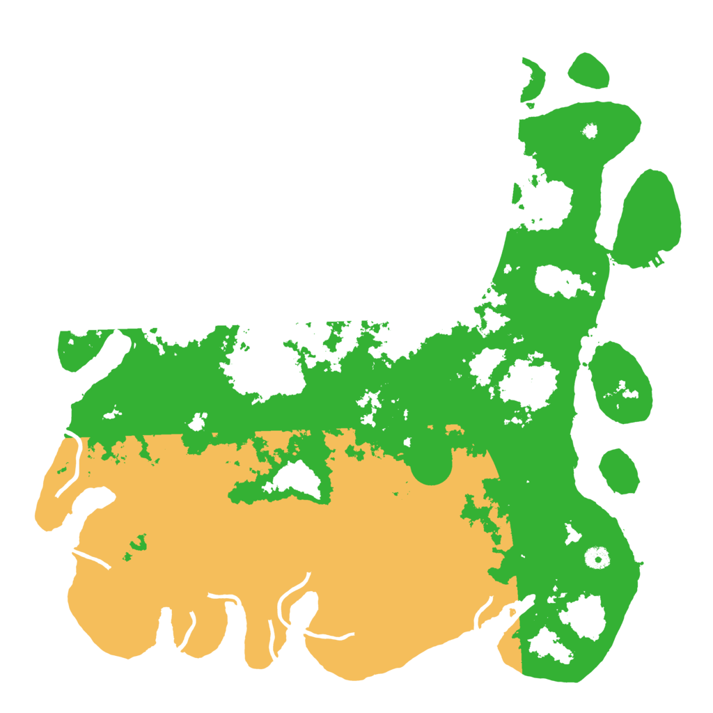 Biome Rust Map: Procedural Map, Size: 4500, Seed: 494834568