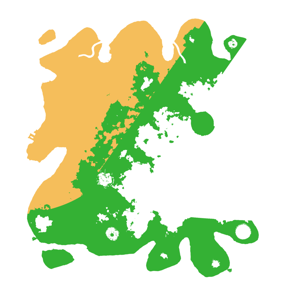 Biome Rust Map: Procedural Map, Size: 3500, Seed: 1408937142