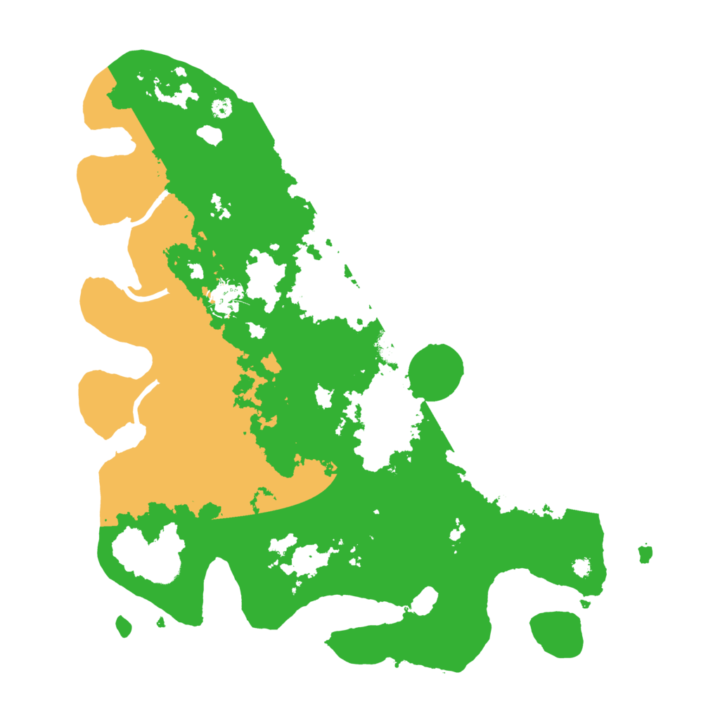 Biome Rust Map: Procedural Map, Size: 3600, Seed: 148109573