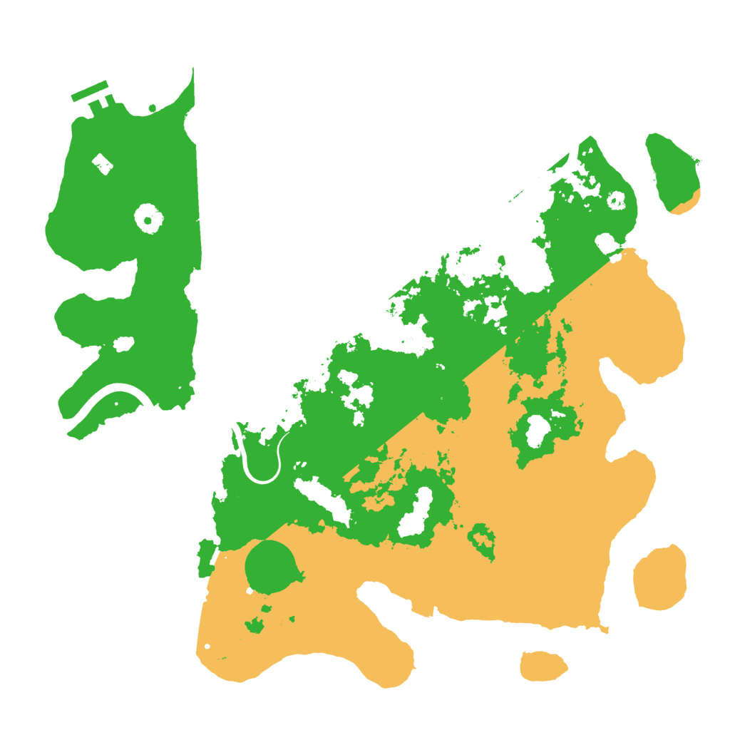 Biome Rust Map: Procedural Map, Size: 3850, Seed: 1024552054