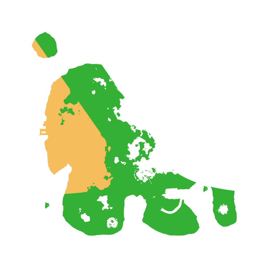 Biome Rust Map: Procedural Map, Size: 2500, Seed: 448350