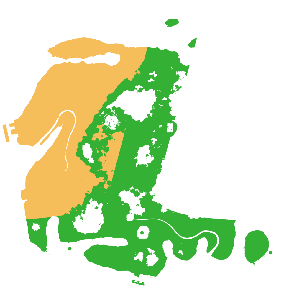 Biome Rust Map: Procedural Map, Size: 3500, Seed: 1073008479