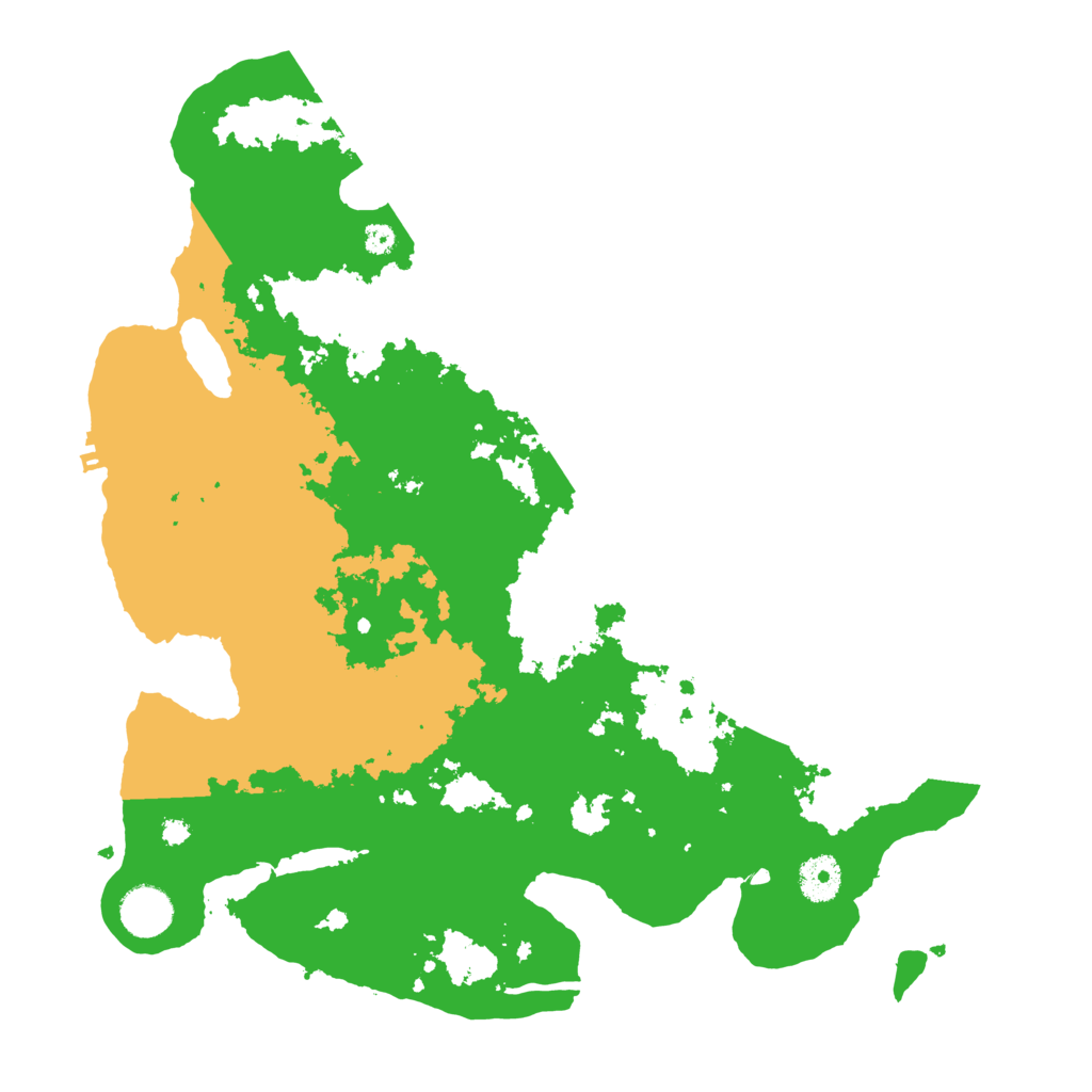 Biome Rust Map: Procedural Map, Size: 3700, Seed: 491289992