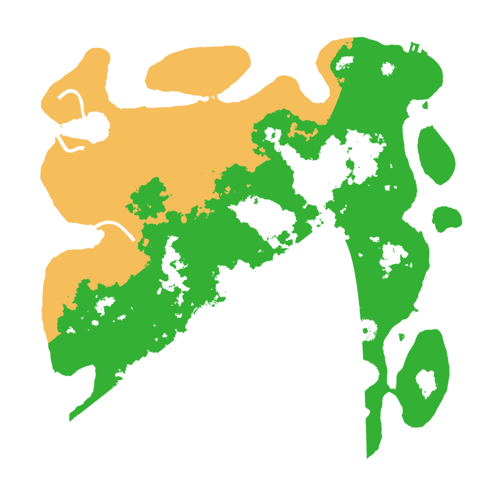 Biome Rust Map: Procedural Map, Size: 3500, Seed: 1058981542