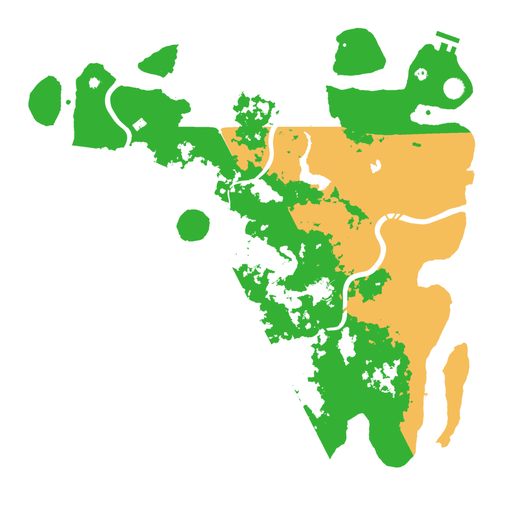Biome Rust Map: Procedural Map, Size: 4250, Seed: 712022