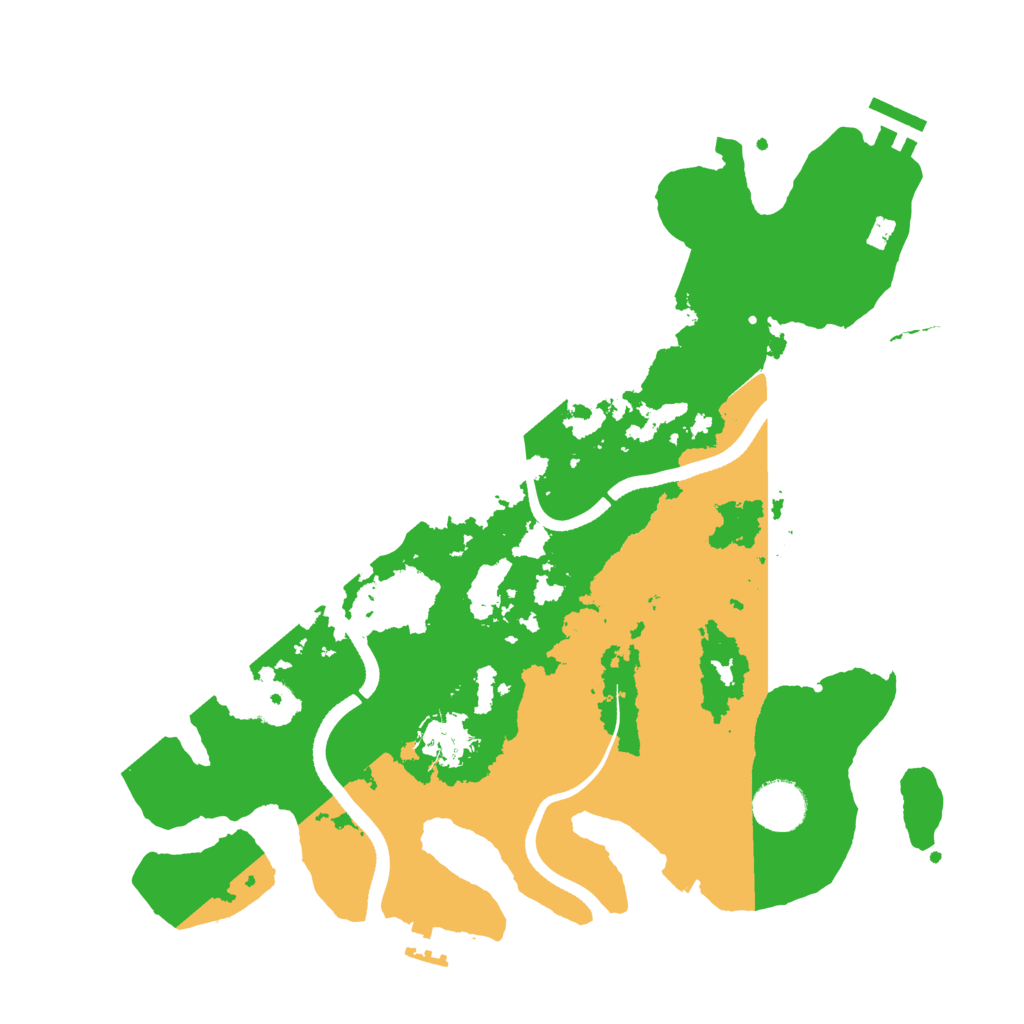 Biome Rust Map: Procedural Map, Size: 3500, Seed: 1407622254