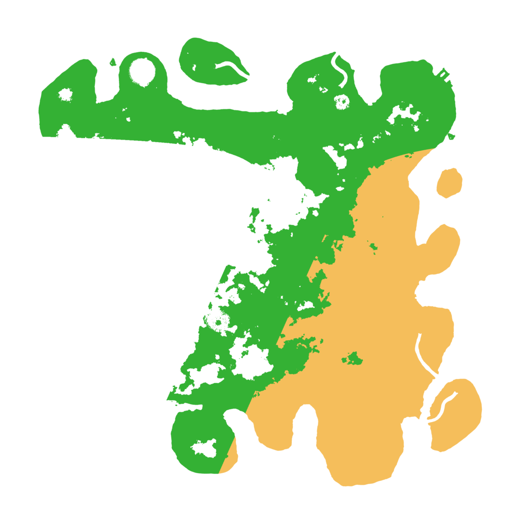 Biome Rust Map: Procedural Map, Size: 3500, Seed: 526173491