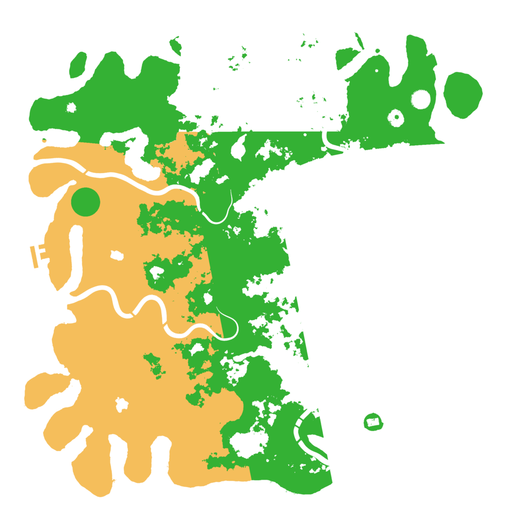 Biome Rust Map: Procedural Map, Size: 4800, Seed: 409345985