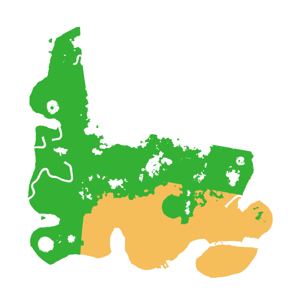 Biome Rust Map: Procedural Map, Size: 3500, Seed: 505285787