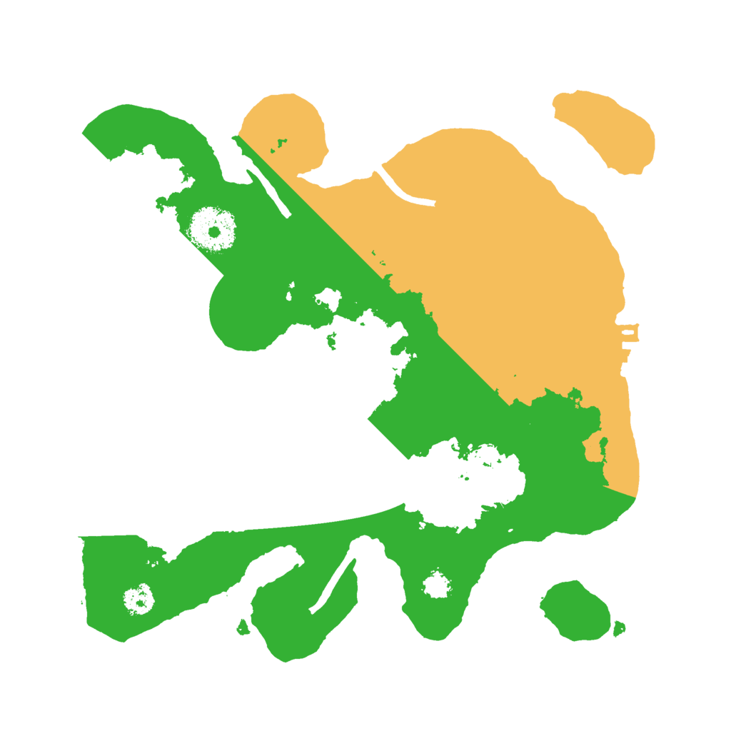 Biome Rust Map: Procedural Map, Size: 2500, Seed: 637521