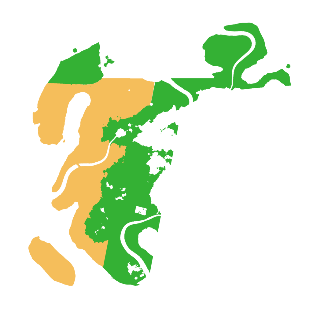 Biome Rust Map: Procedural Map, Size: 3000, Seed: 442979