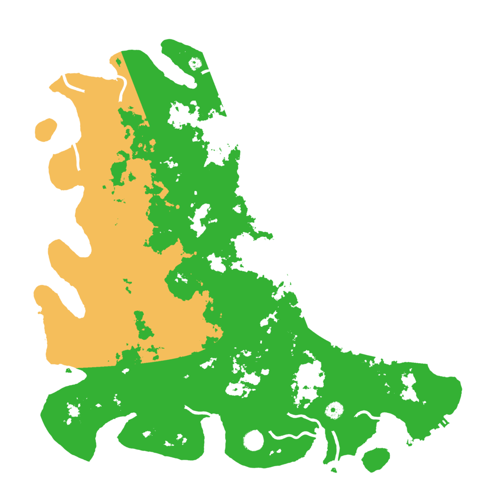 Biome Rust Map: Procedural Map, Size: 4400, Seed: 999557343