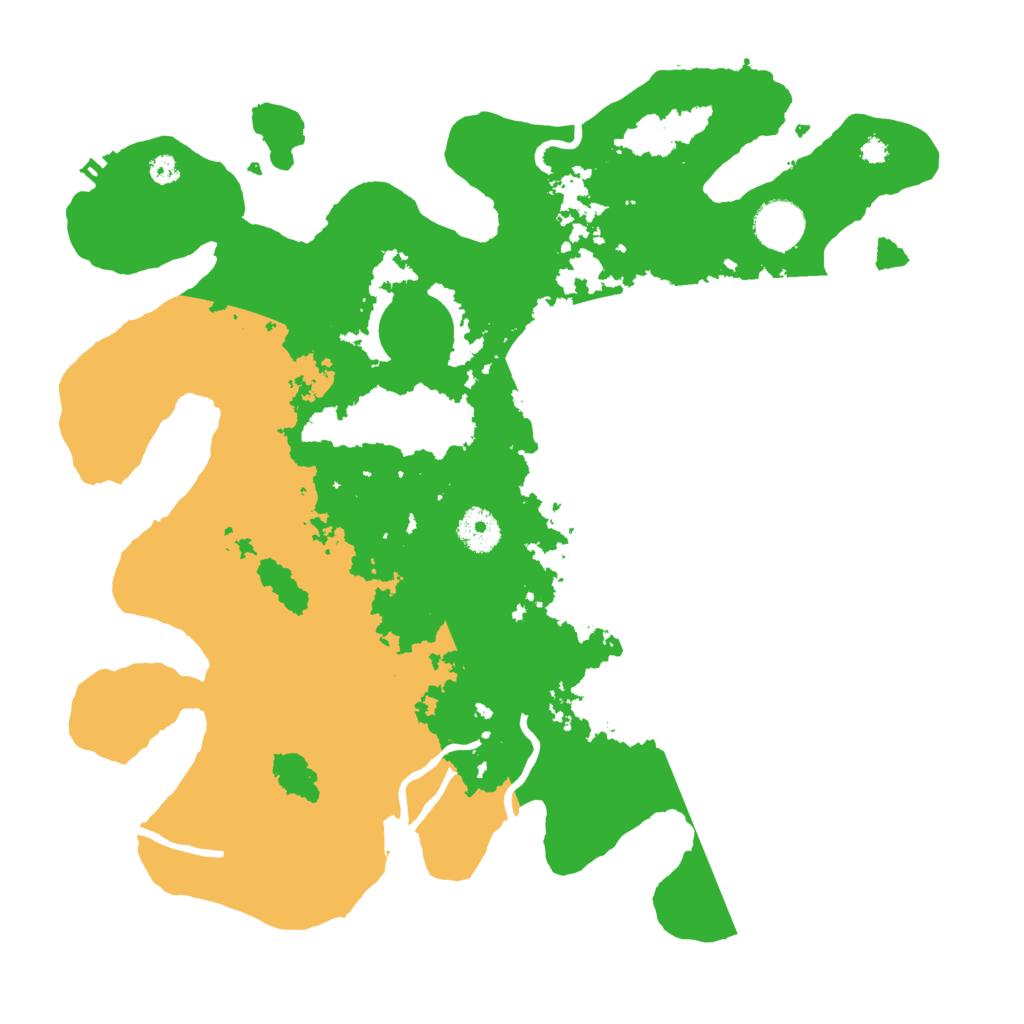 Biome Rust Map: Procedural Map, Size: 3600, Seed: 7567378
