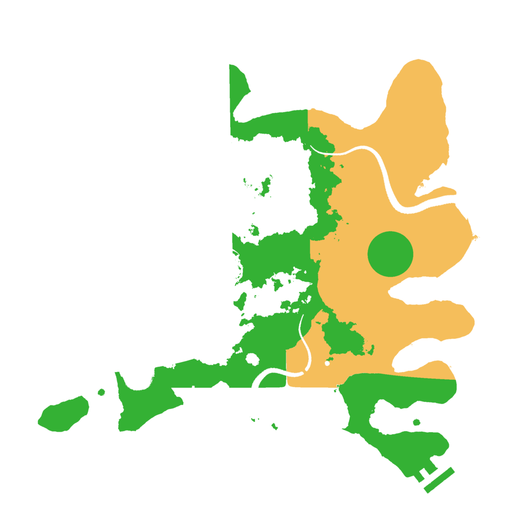 Biome Rust Map: Procedural Map, Size: 3000, Seed: 1155084868