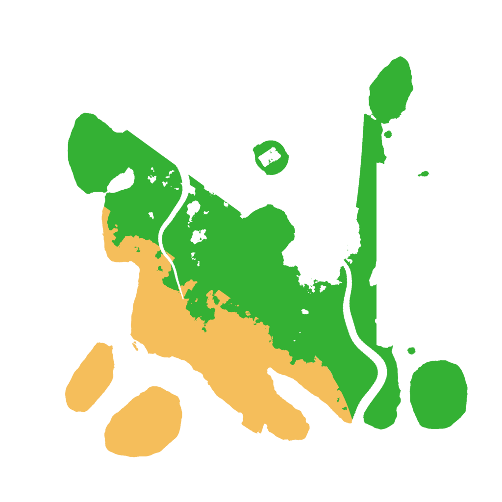 Biome Rust Map: Procedural Map, Size: 2700, Seed: 32142069