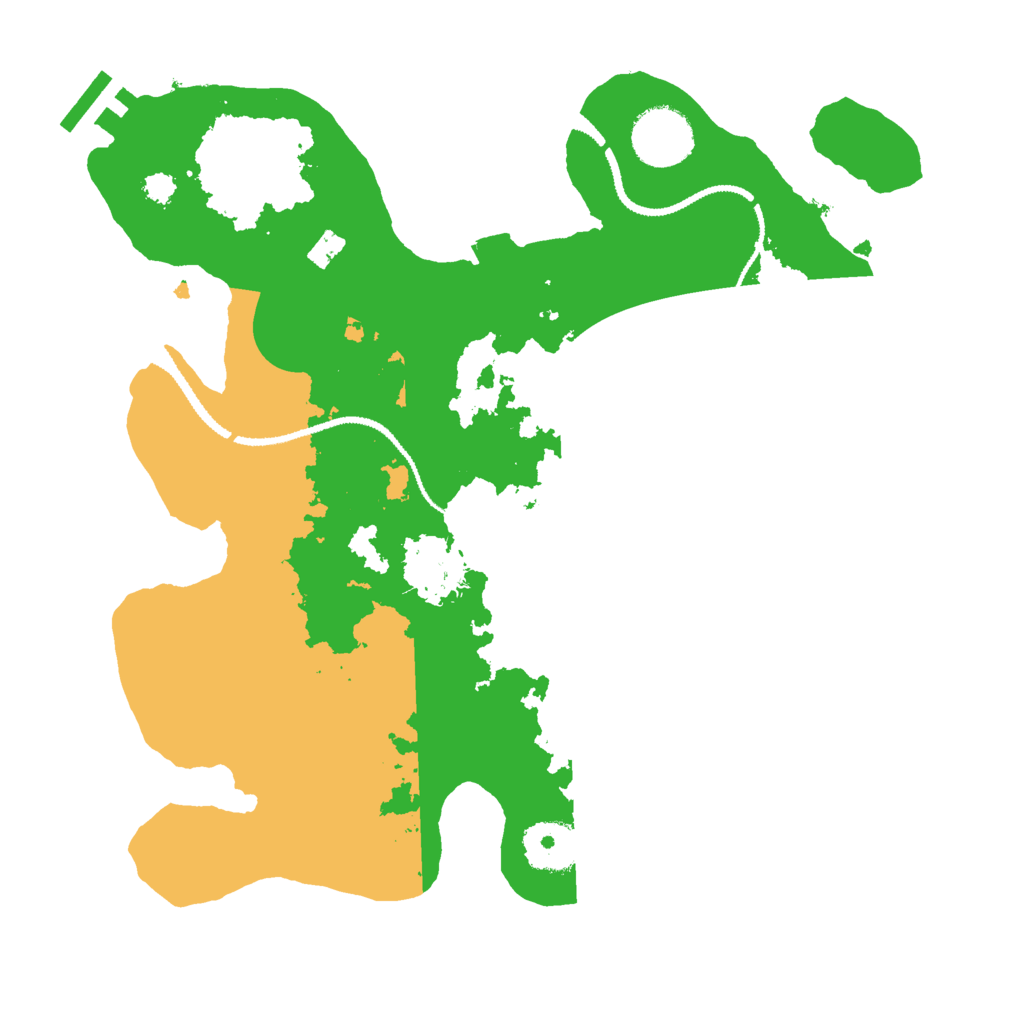 Biome Rust Map: Procedural Map, Size: 3000, Seed: 378128731