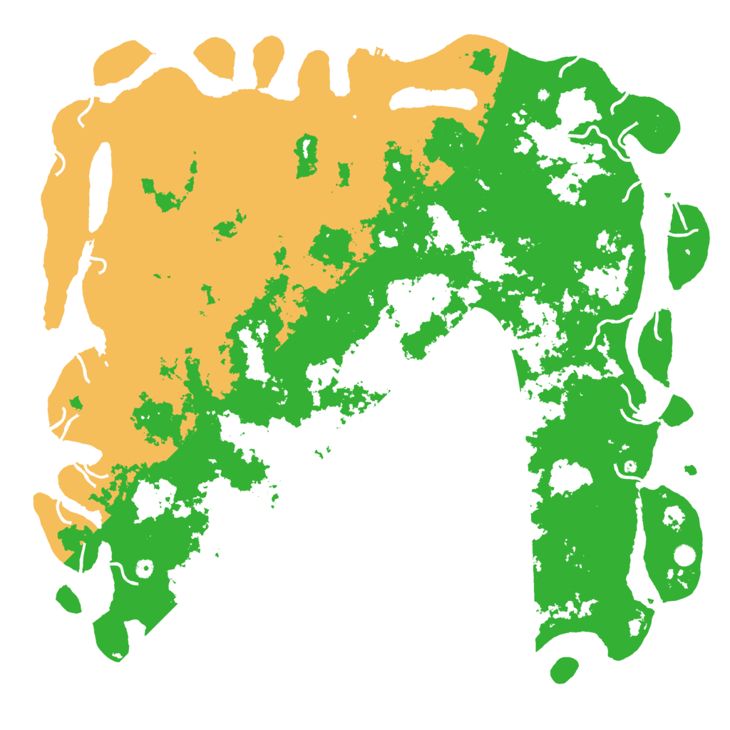 Biome Rust Map: Procedural Map, Size: 6000, Seed: 3345678