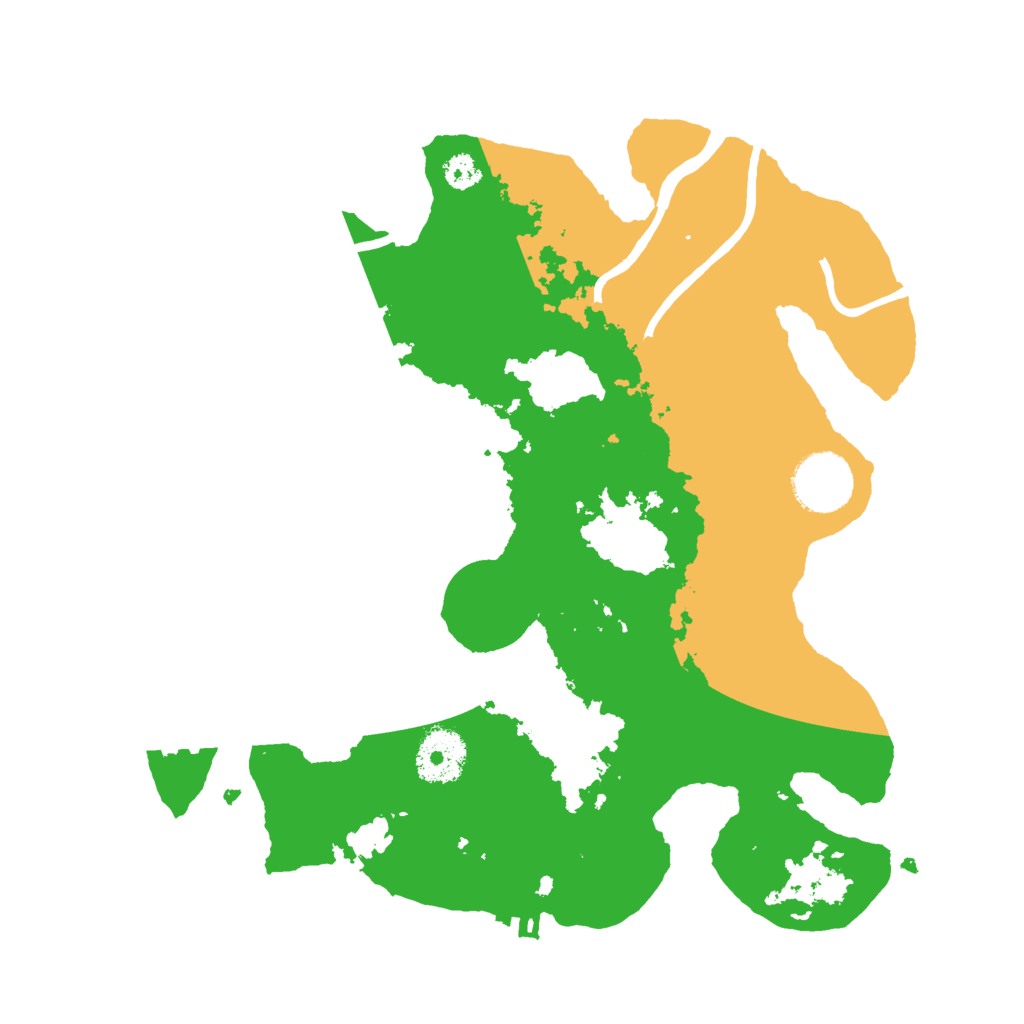 Biome Rust Map: Procedural Map, Size: 3000, Seed: 22596