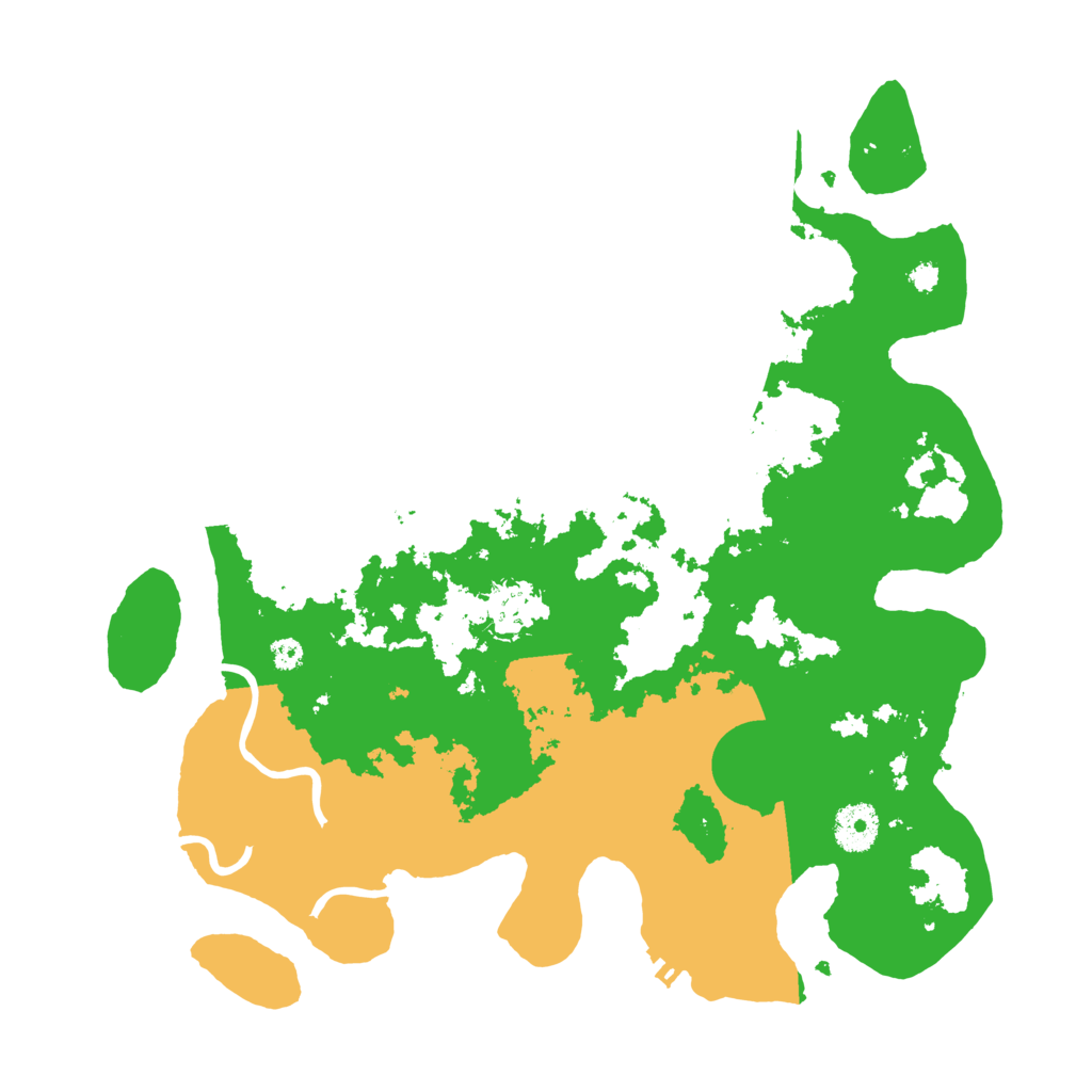 Biome Rust Map: Procedural Map, Size: 3500, Seed: 1270262353