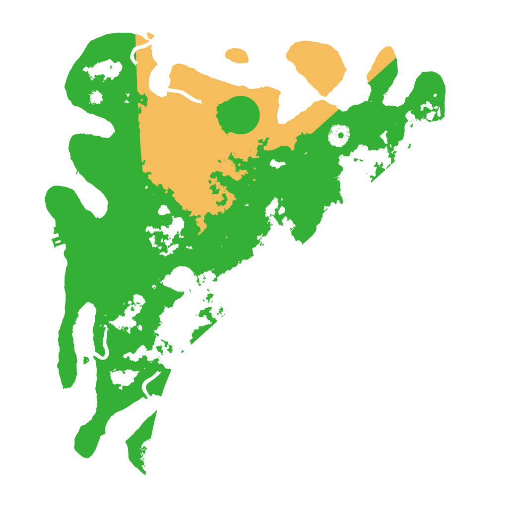 Biome Rust Map: Procedural Map, Size: 3500, Seed: 9517825