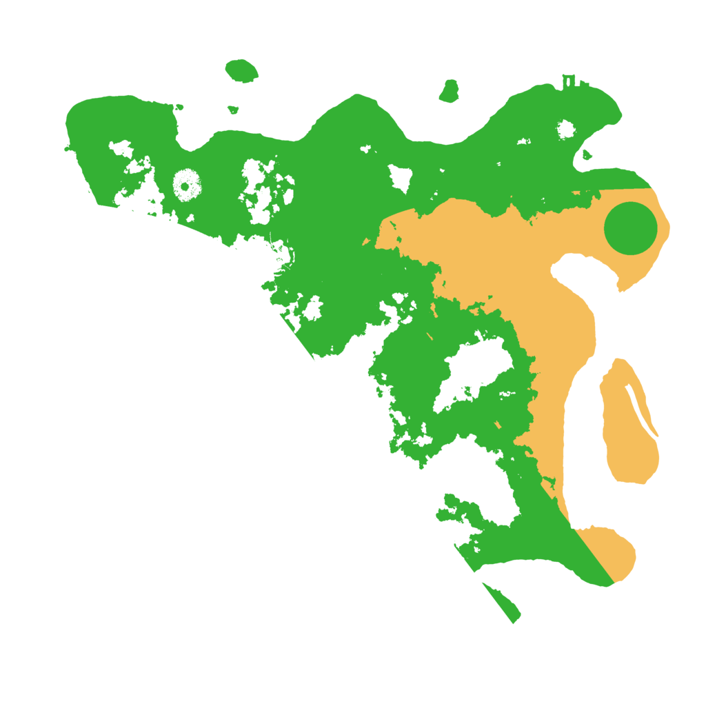Biome Rust Map: Procedural Map, Size: 3500, Seed: 49000