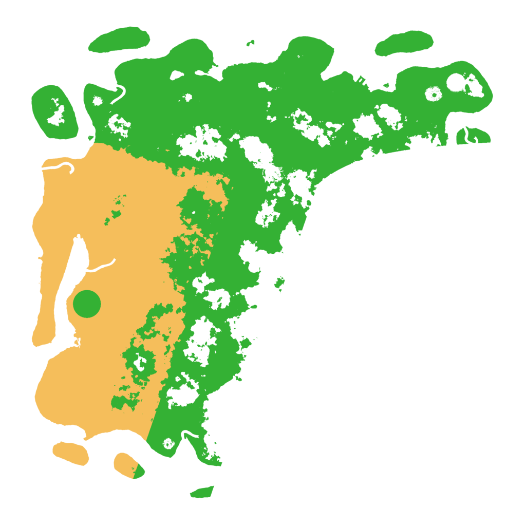 Biome Rust Map: Procedural Map, Size: 5000, Seed: 65465