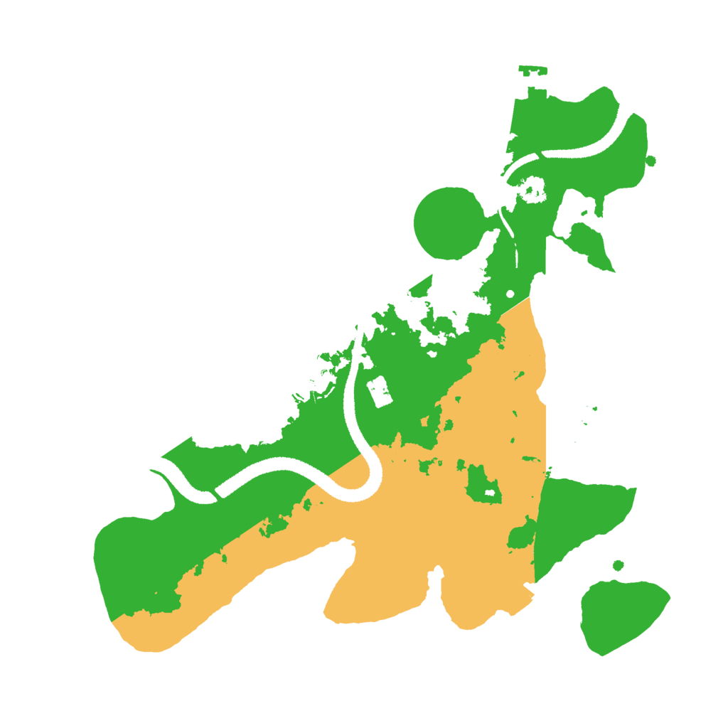 Biome Rust Map: Procedural Map, Size: 2700, Seed: 976955406