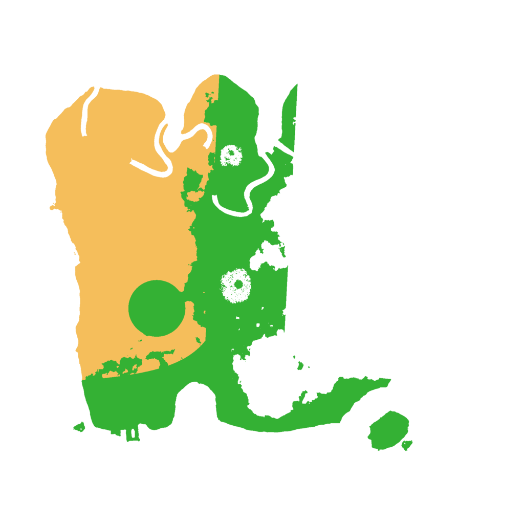 Biome Rust Map: Procedural Map, Size: 2450, Seed: 5614641