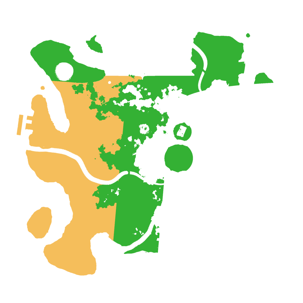 Biome Rust Map: Procedural Map, Size: 3000, Seed: 1639842456