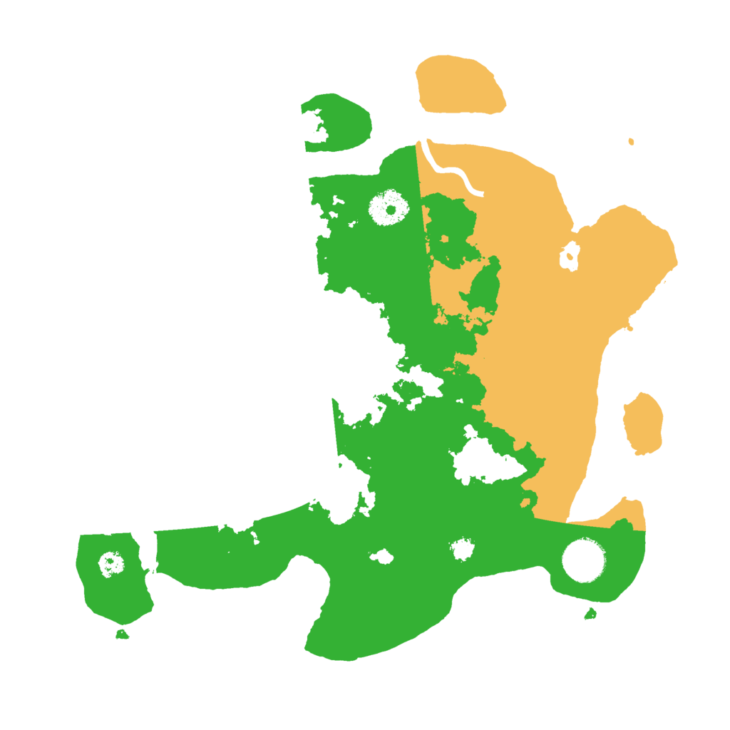Biome Rust Map: Procedural Map, Size: 3000, Seed: 3950