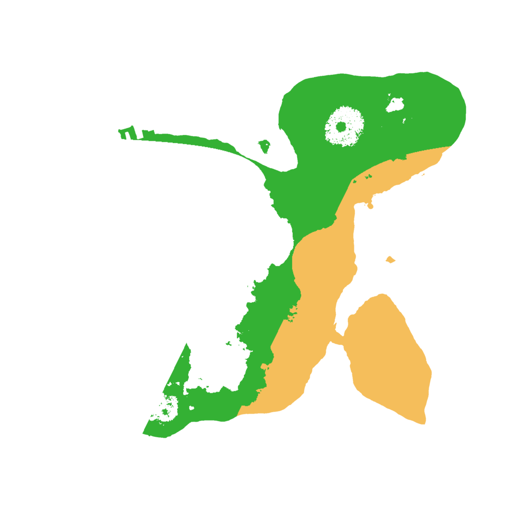 Biome Rust Map: Procedural Map, Size: 2000, Seed: 3125