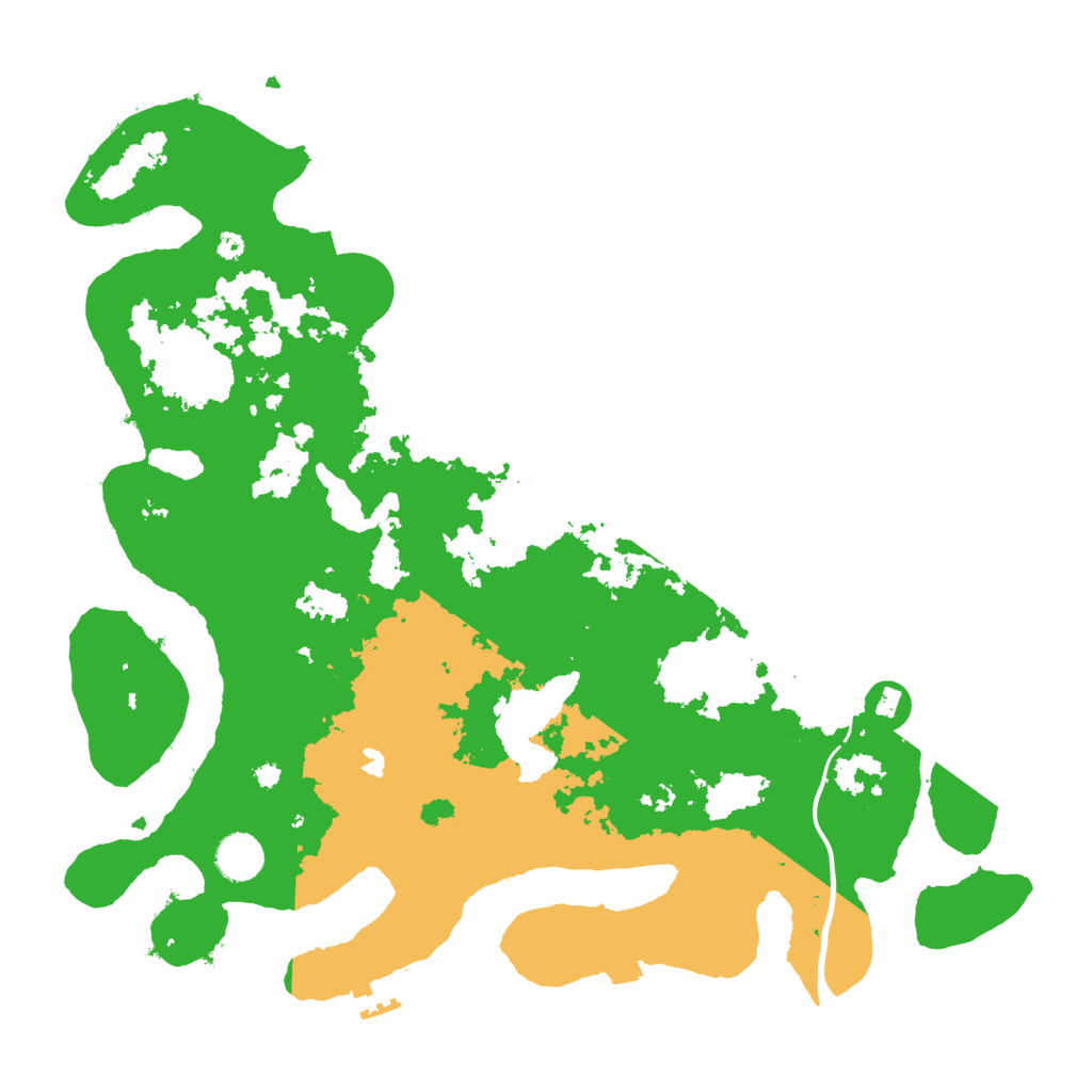 Biome Rust Map: Procedural Map, Size: 4000, Seed: 129